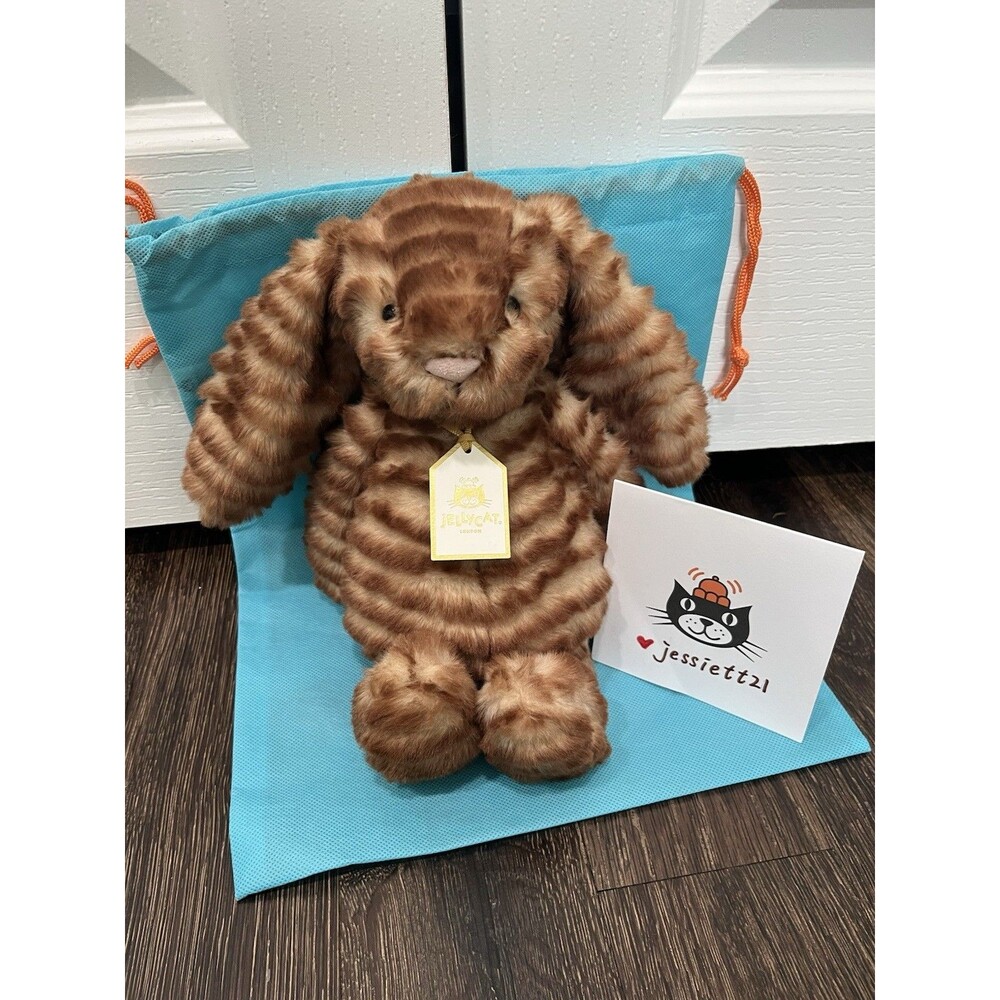 Jellycat Bashful Luxe Bunny Juniper MEDIUM 100%Authentic NWT US SHIP FAST